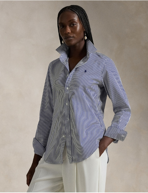Ralph Lauren Dames lange mouw bloes wit