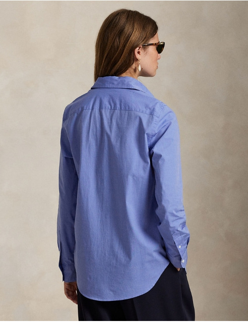 Ralph Lauren Dames lange mouw bloes blauw