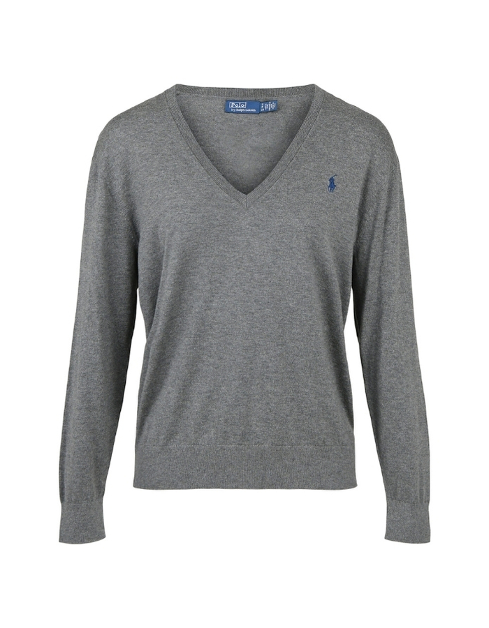 Ralph Lauren Dames lange mouw pull grijs