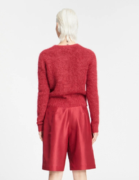 Munthe lange mouw gilet bordeaux