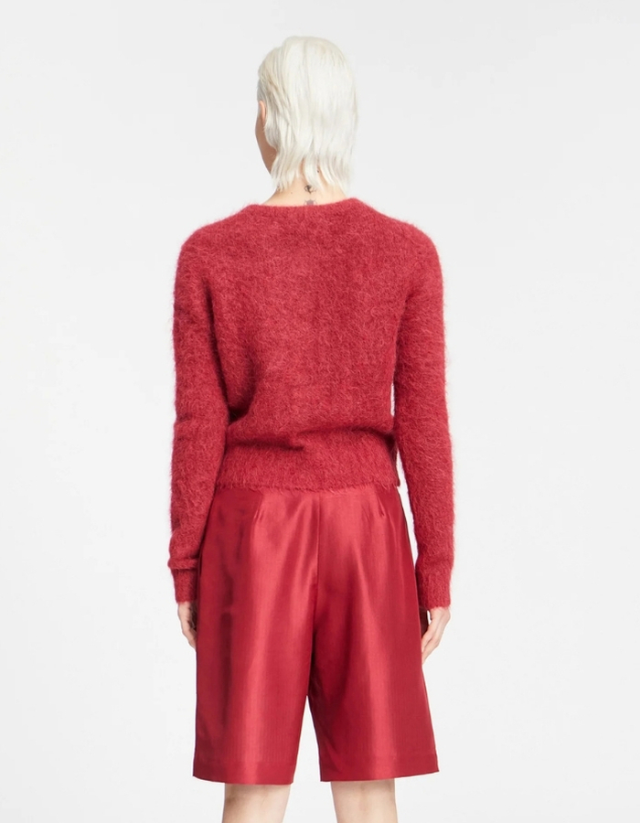 Munthe lange mouw gilet bordeaux