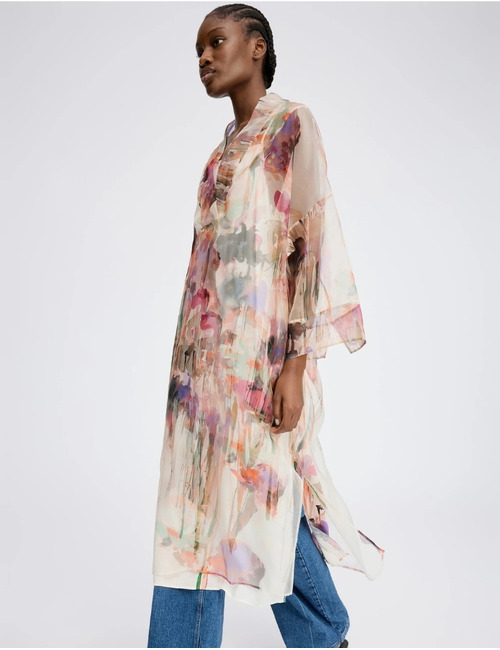 Munthe lang kleed multicolor