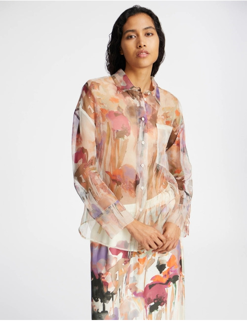 Munthe lange mouw bloes multicolor