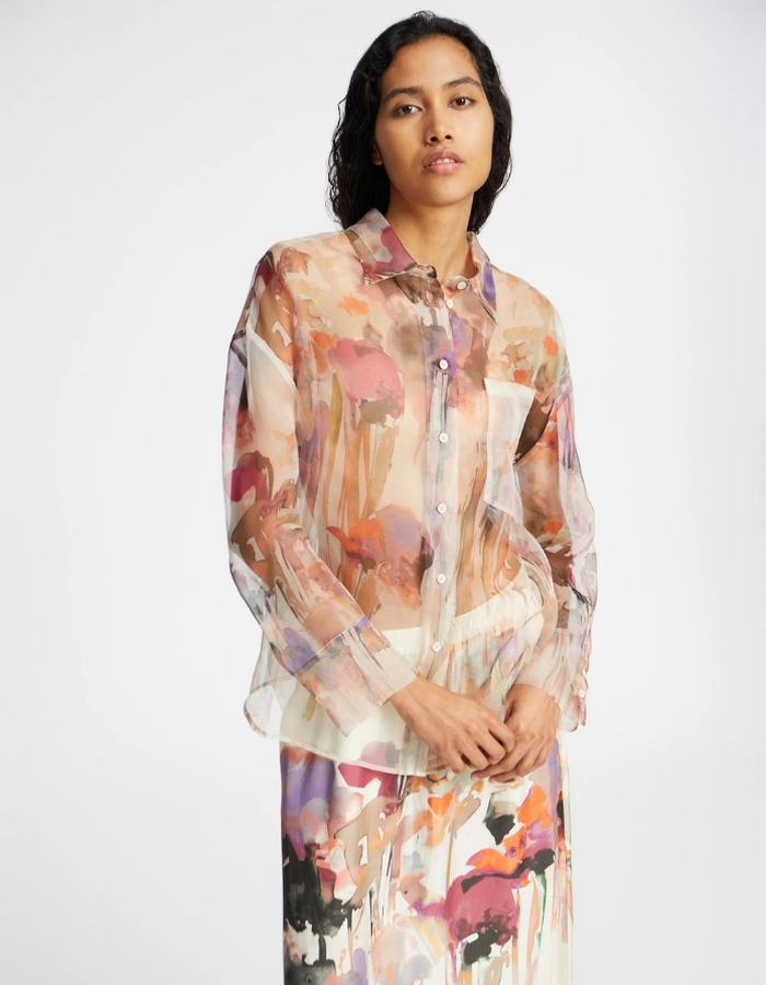 Munthe lange mouw bloes multicolor