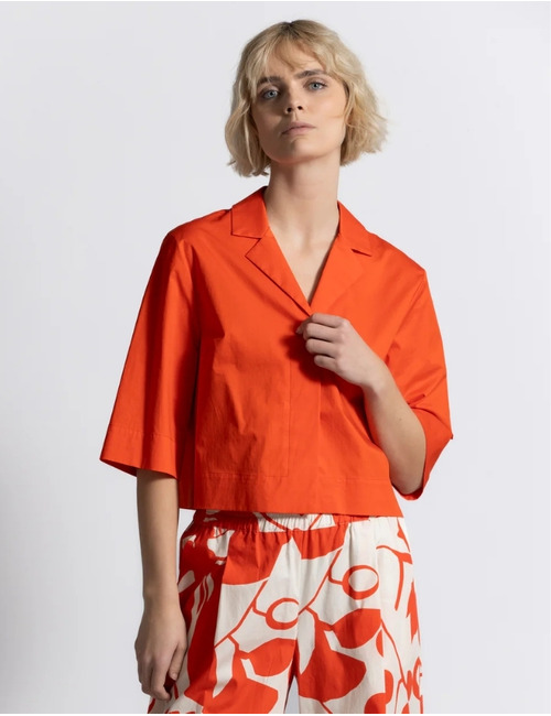 Gigue 3/4 mouw bloes rood