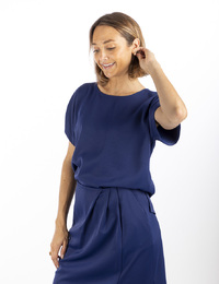 Drykorn t-shirt korte mouw blauw