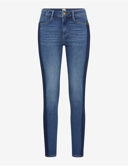 Brax Dames 5-pocket broek donkere washing