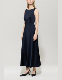 Luisa Cerano kleed blauw