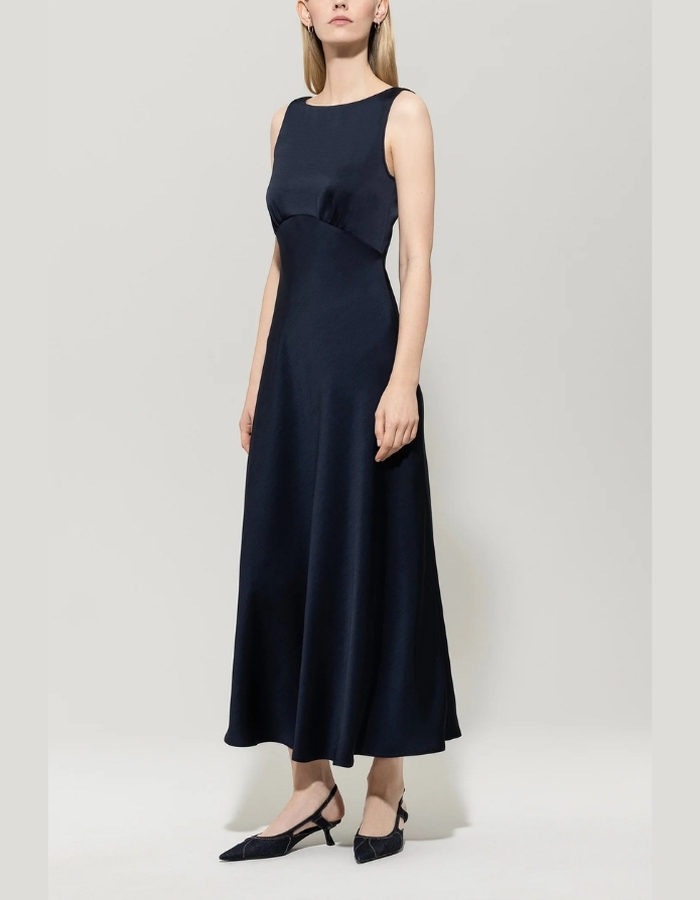 Luisa Cerano kleed blauw