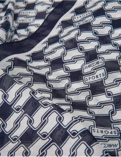 Marccain sjaal navy