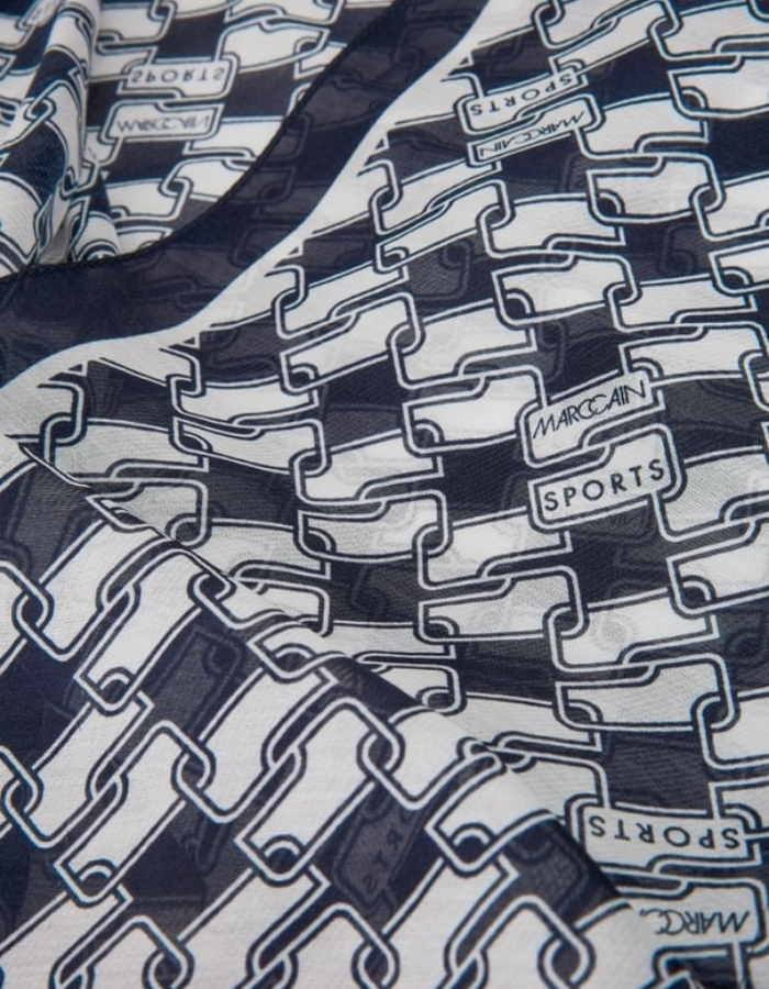Marccain sjaal navy