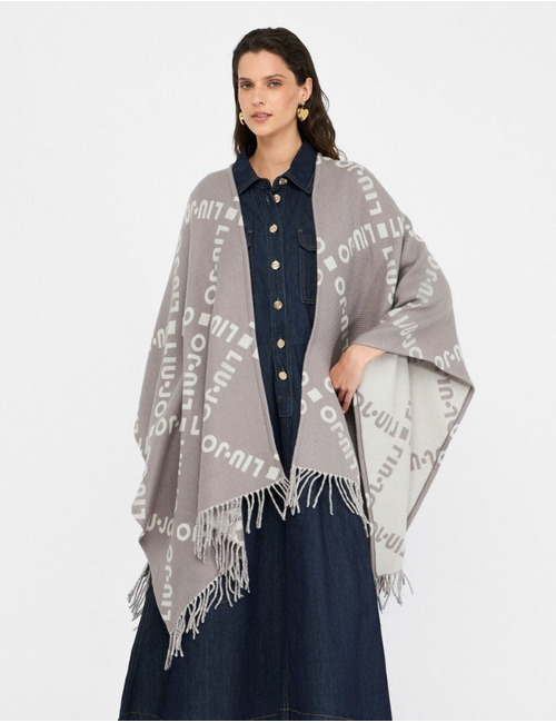 Liu Jo poncho ecru