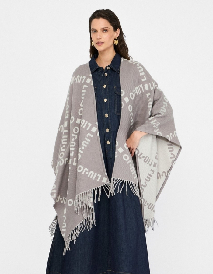 Liu Jo poncho ecru