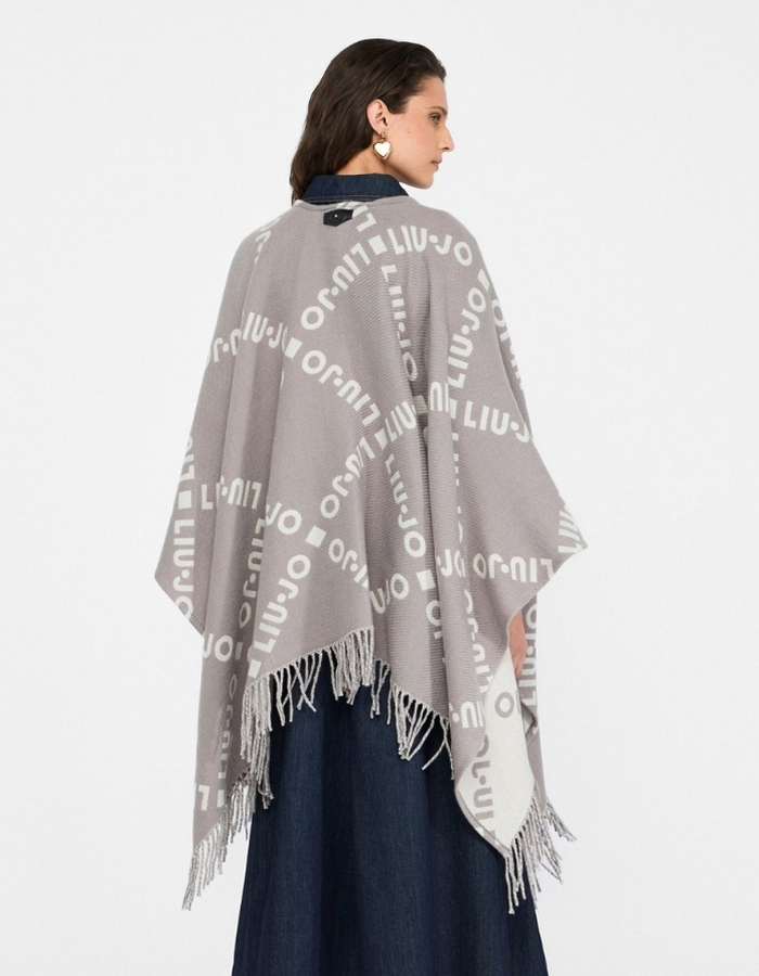 Liu Jo poncho ecru