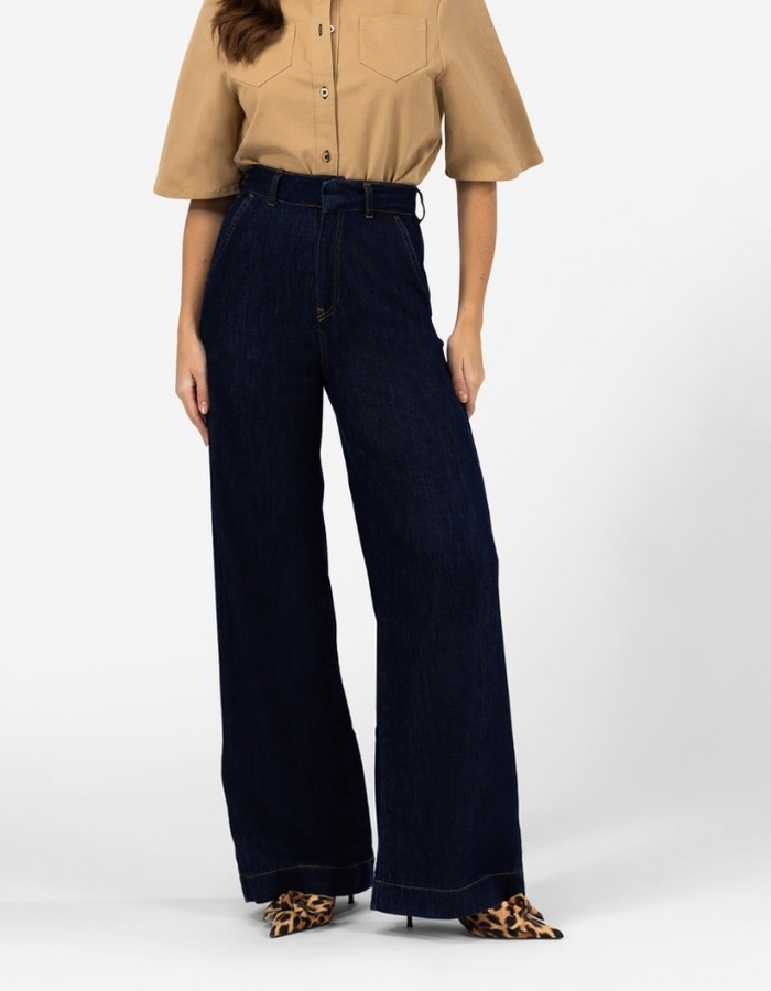 Ibana regular fit jeans donkere washing