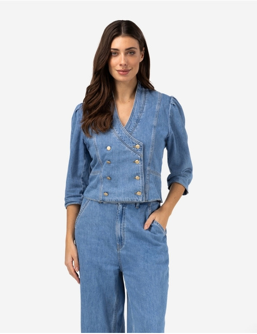 Ibana jeansjas lichte washing