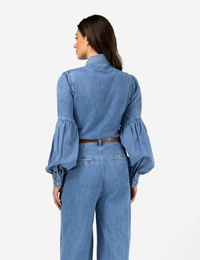 Ibana lange mouw bloes jeans