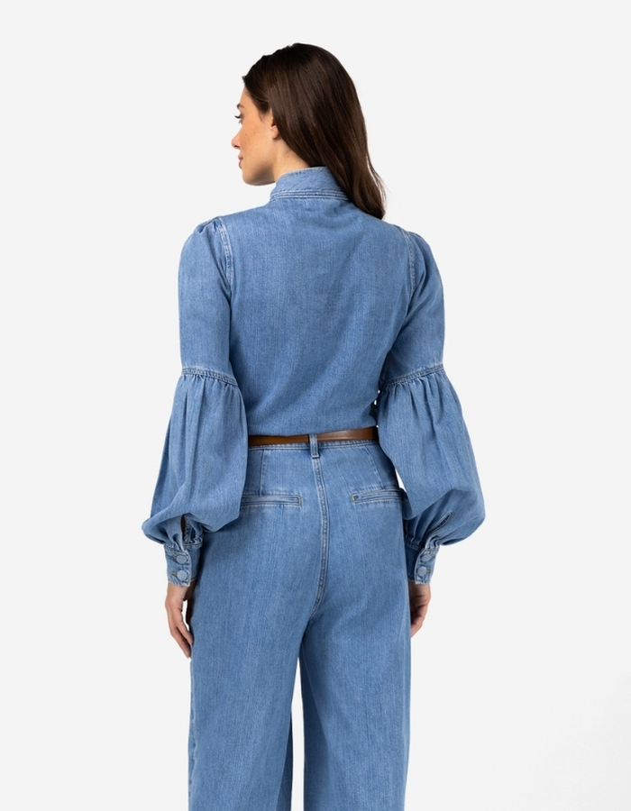 Ibana lange mouw bloes jeans