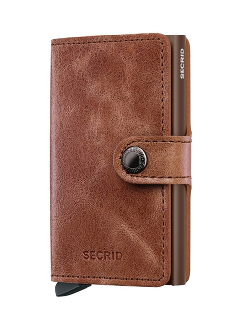 Secrid Miniwallet Vintage – Cognac-Brown