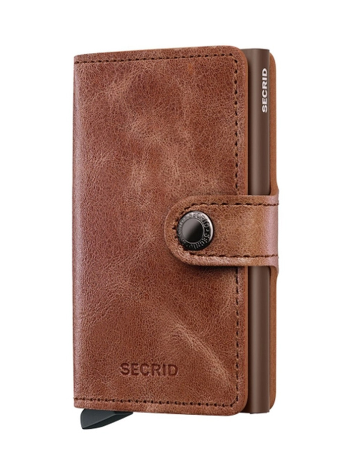 Secrid Miniwallet Vintage – Cognac-Brown