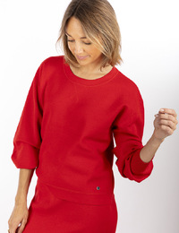 Xandres lange mouw pull rood