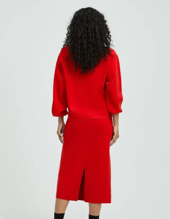 Xandres lange mouw pull rood