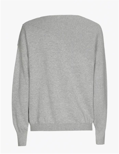 Xandres lange mouw pull grijs