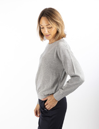 Xandres lange mouw pull grijs
