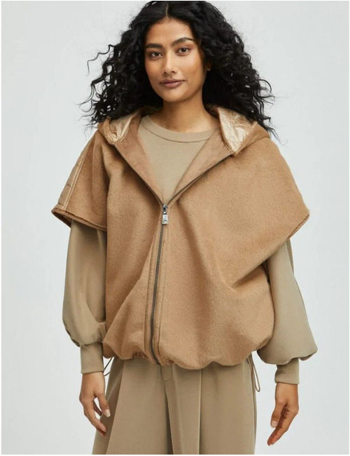 Xandres poncho camel