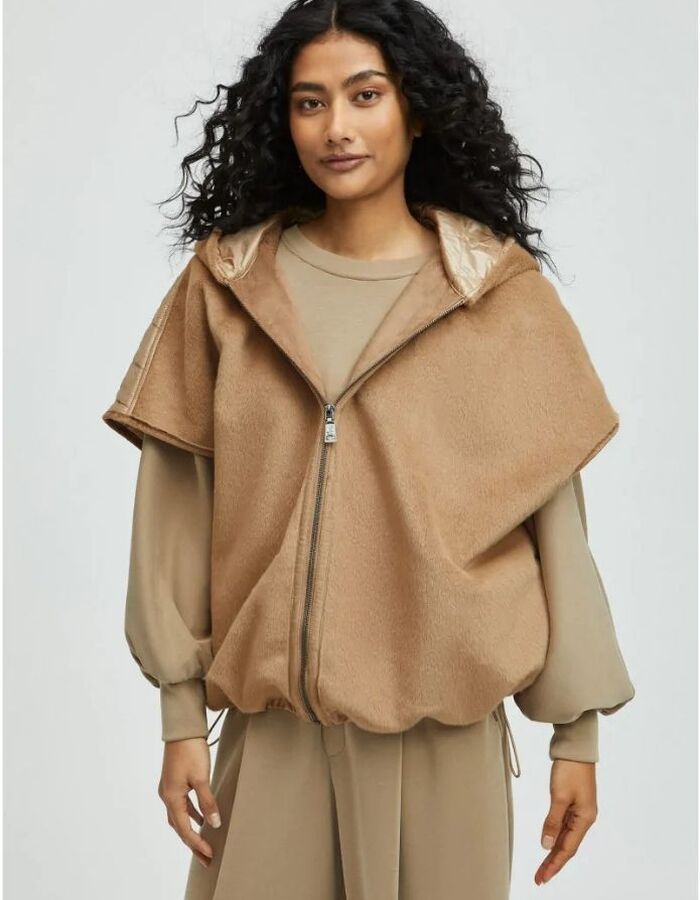 Xandres poncho camel