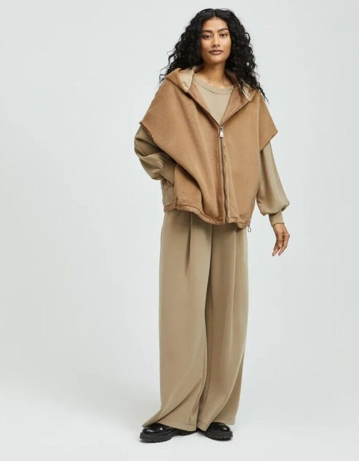 Xandres poncho camel
