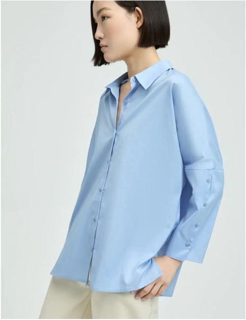 Xandres 3/4 mouw bloes blauw