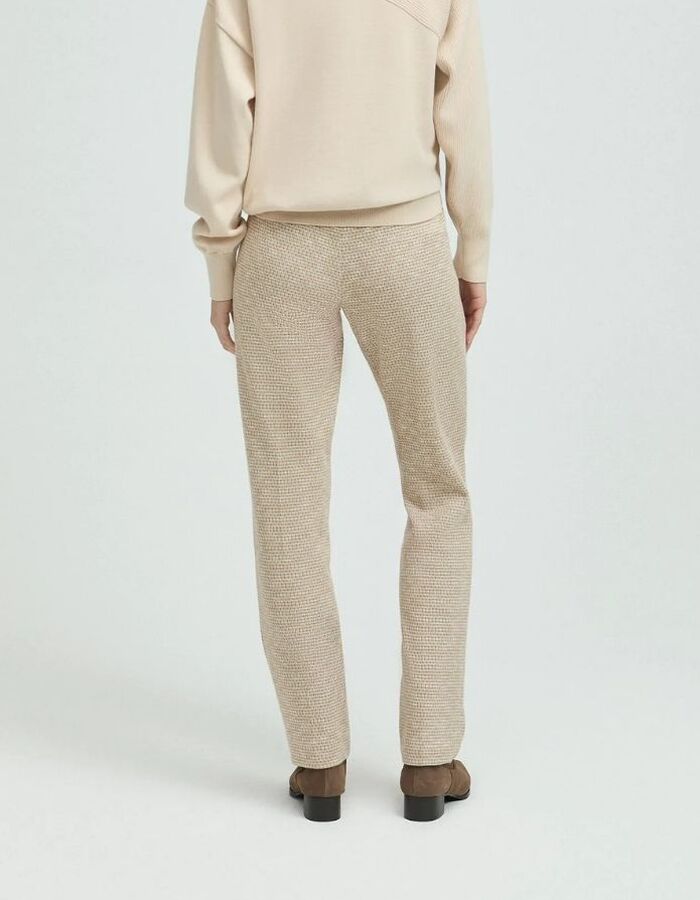 Xandres geklede broek beige