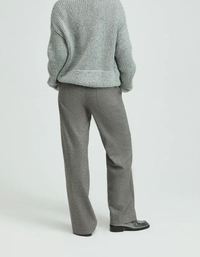 Xandres geklede broek grijs
