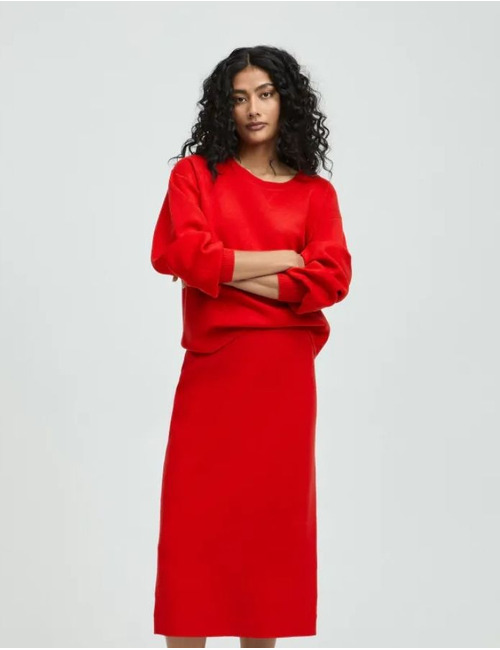 Xandres lange mouw pull rood