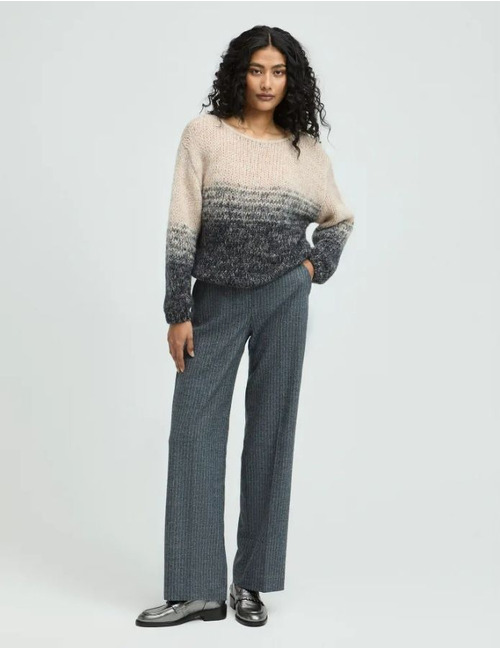 Xandres lange mouw pull beige