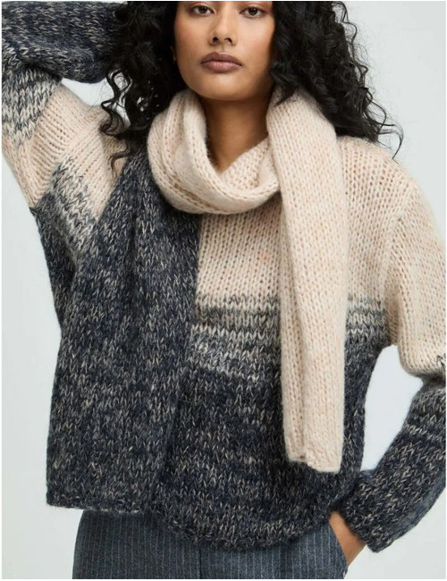 Xandres sjaals beige