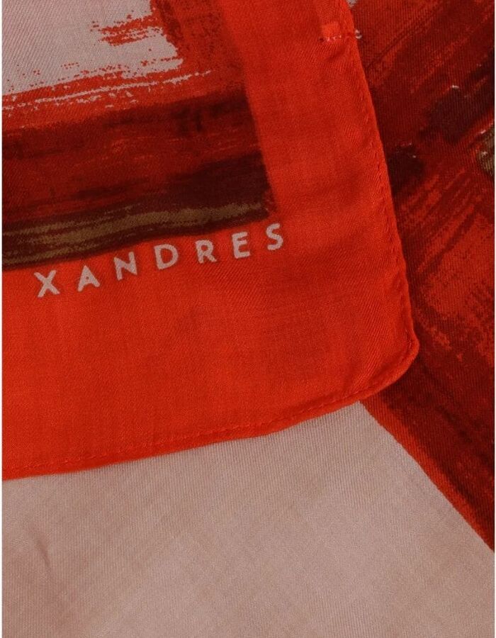 Xandres sjaals rood