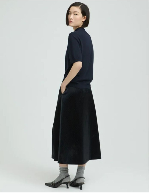 Xandres pull rolkraag marine