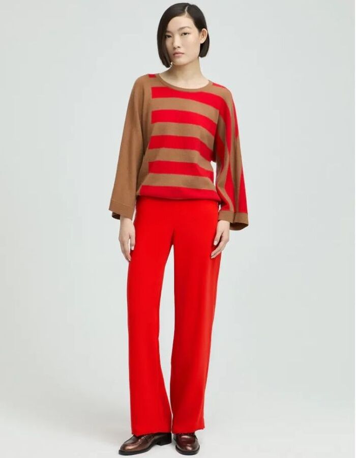 Xandres lange mouw pull camel