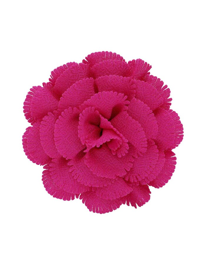 Les Cordes broche fuchsia