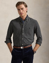 Featherweight mesh overhemd in Windsor Heather met geborduurd pony-logo