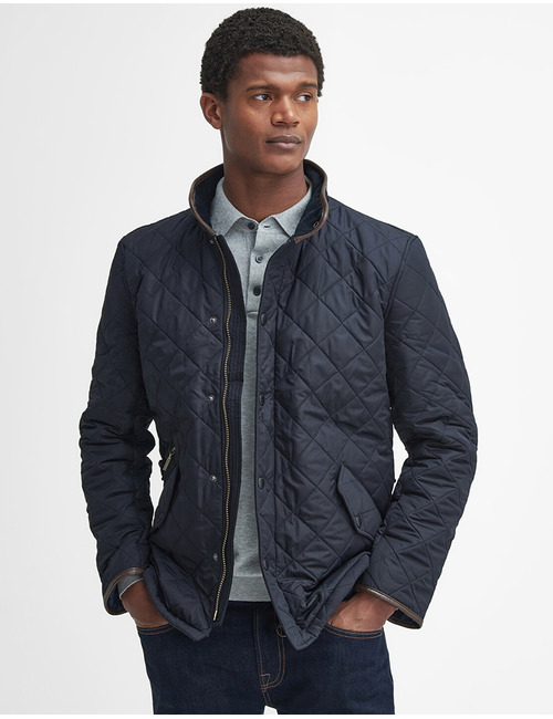 Barbour Powell Quilted Jas Donkerblauw