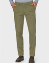 HILTL Tilo I chino in olijfgroen – Perfetto Twill, Slim Fit