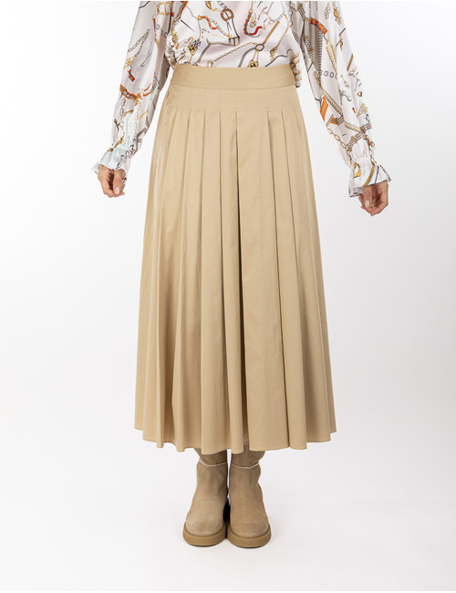 Herzen's midi rok beige