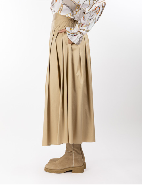 Herzen's midi rok beige