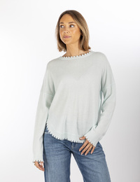 Herzen's lange mouw pull groen