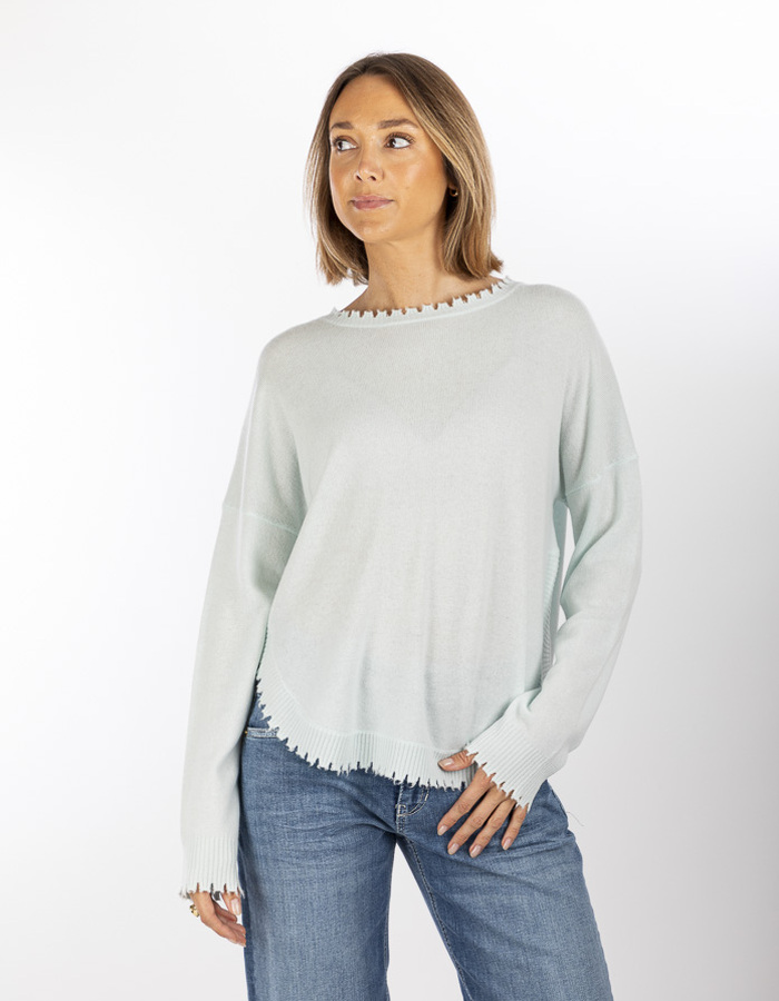 Herzen's lange mouw pull groen