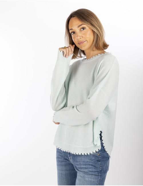 Herzen's lange mouw pull groen