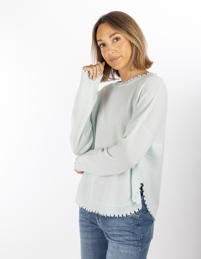 Herzen's lange mouw pull groen